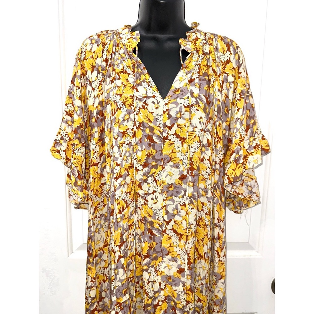 GiGio by Umgee Petal Party Maxi, Honey Yellow size Medium - Picture 9 of 10